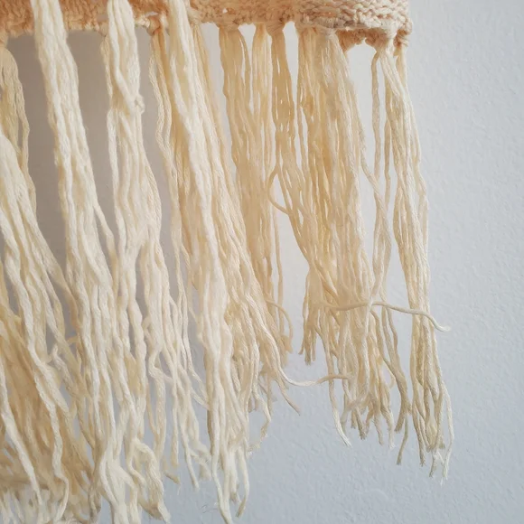 SHEIN Cream Crochet Knit Fringe Boho Tank Top - Picture 5 of 10